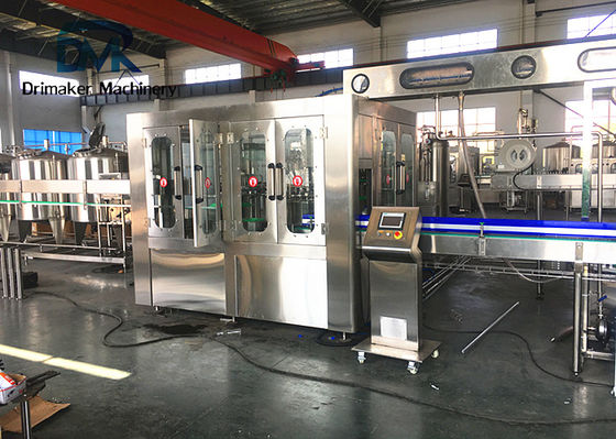 पूर्ण स्वचालित कार्बोनेटेड पेय बॉटलिंग मशीन प्रति घंटे 3000 बोतलें